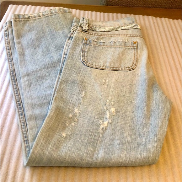 DOLCE & GABBANA CRYSTAL JEANS $475 NEW 38 - Picture 14 of 14